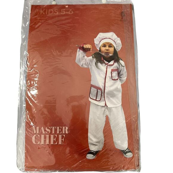 Master Chef Kids Halloween Costume Boys Girls Age 5-6 New Cooking Food Party - Picture 5 of 5